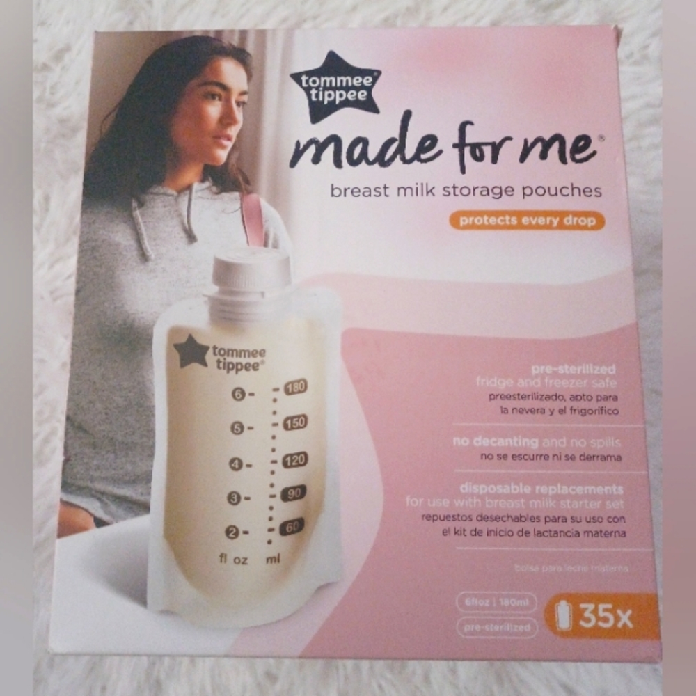 Tommee Tippee 35 breast milk Storage Pouches New in Box